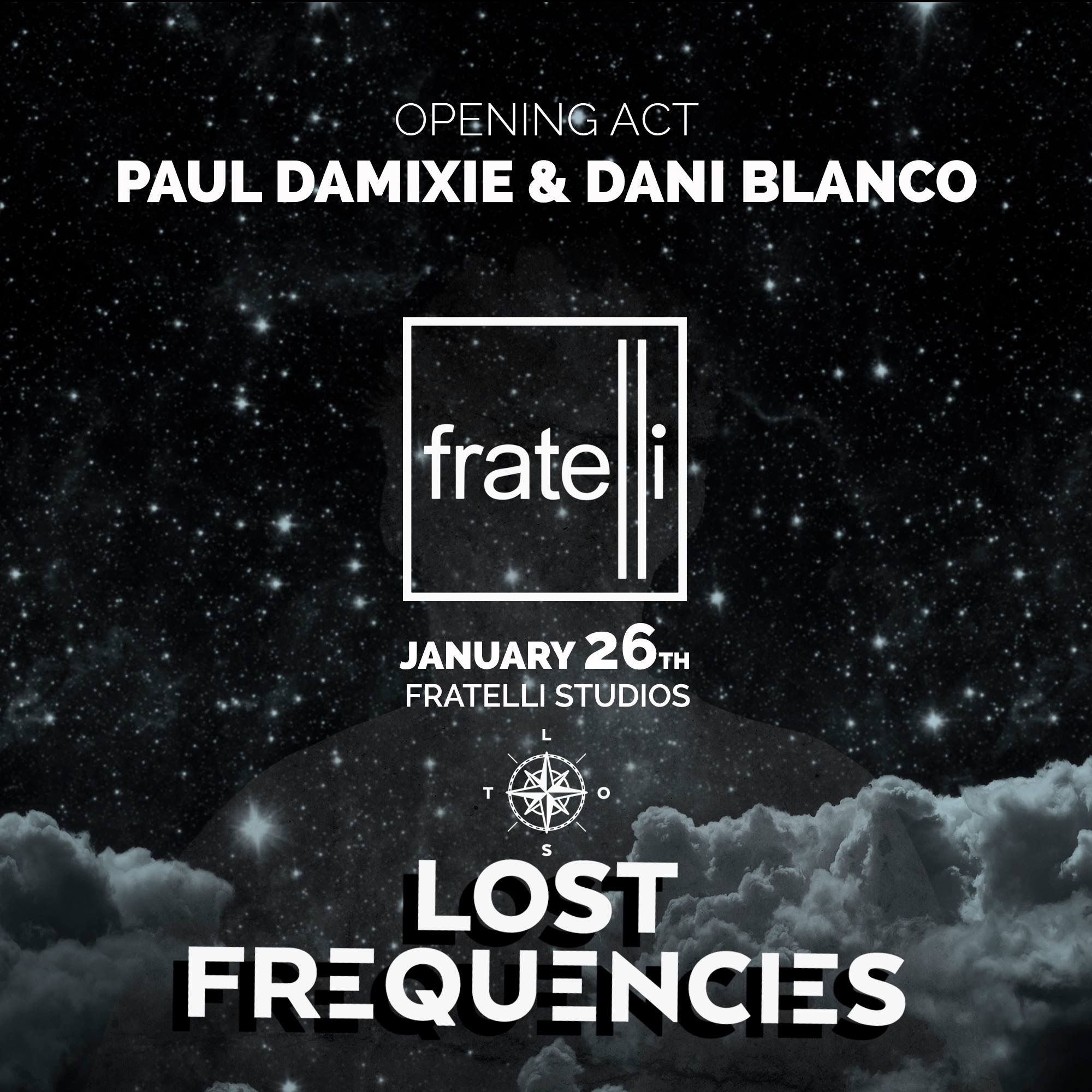 Lost Frequencies for the first time in Fratelli Studios!