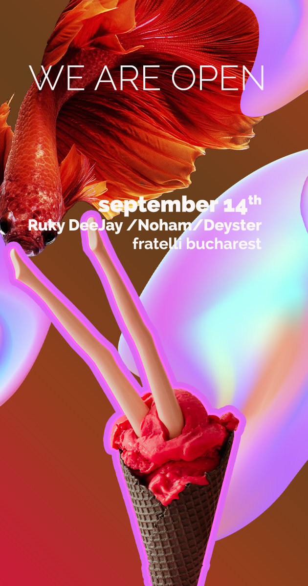 We are open! With love, Fratelli Bucharest!