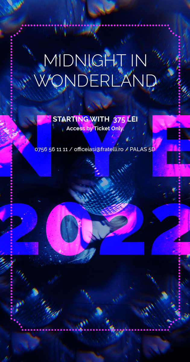MIDNIGHT in WONDERLAND – NYE 2022