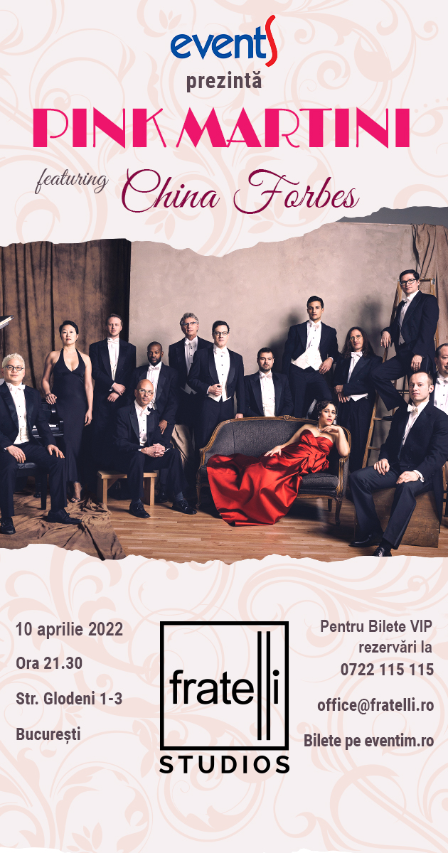 Pink Martini live la Fratelli Studios!