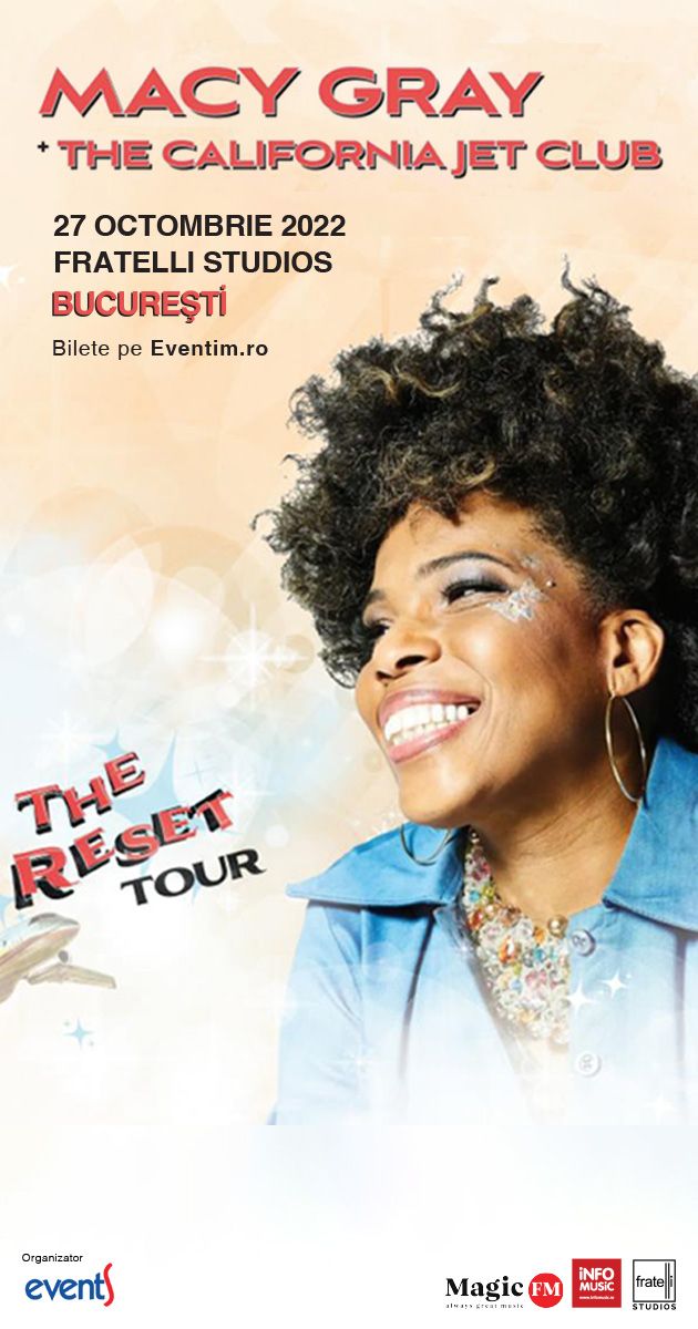 Macy Gray live pe 27 Oct la Fratelli!