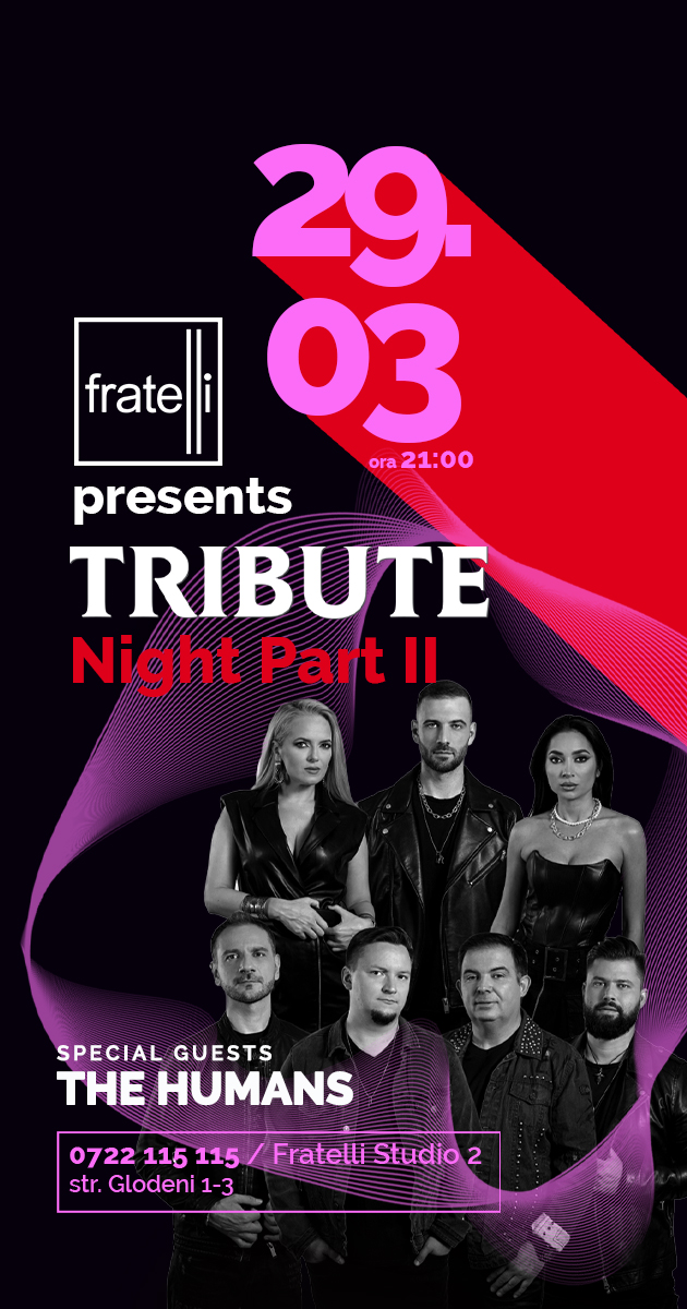 “Tribute Night” part II @ Fratelli Studio 2!