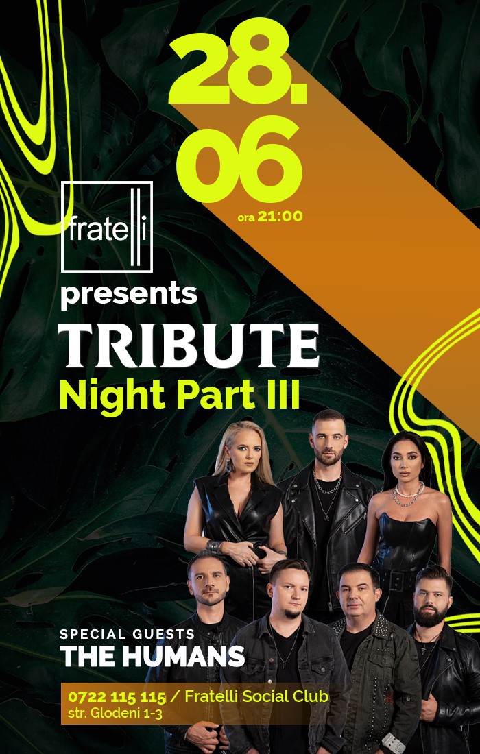 Tribute Night Part 3 @ Fratelli Social Club!