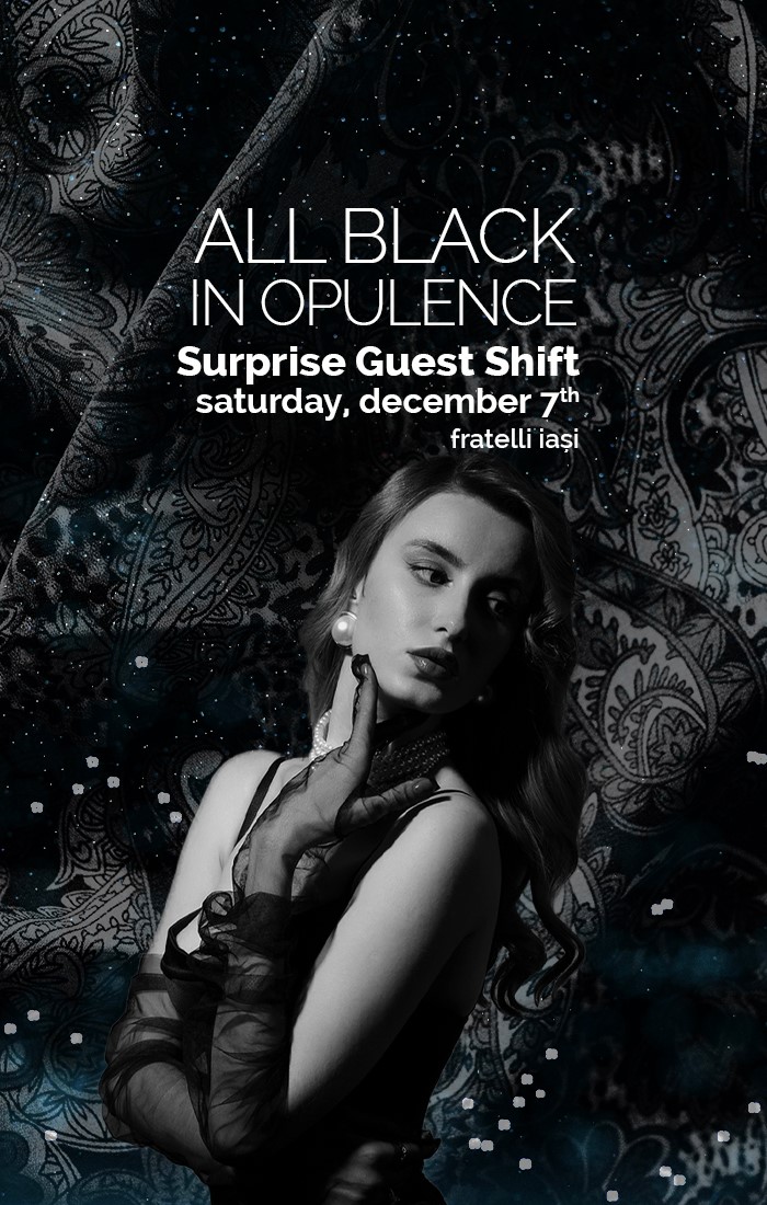 All black in opulence!