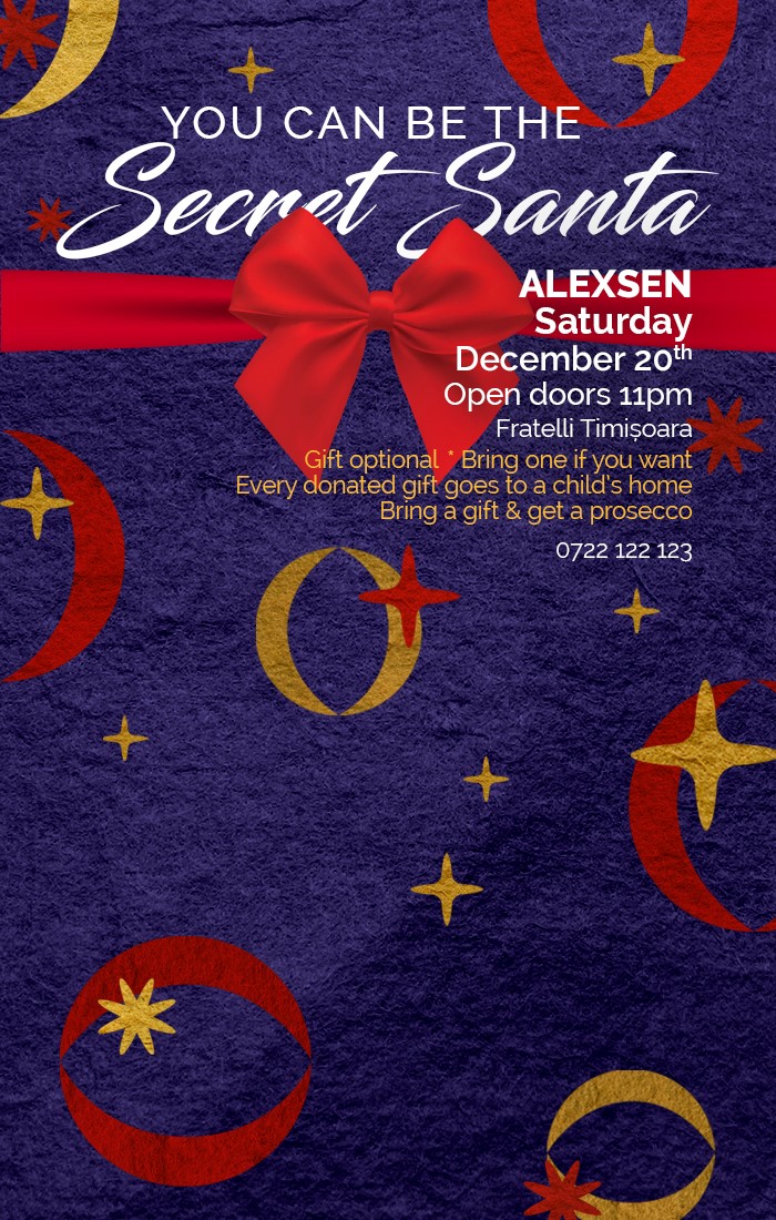 YOU CAN BE THE SECRET SANTA
