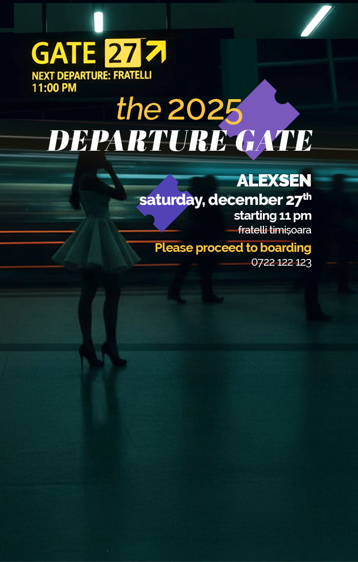 THE 2025 – DEPARTURE GATE