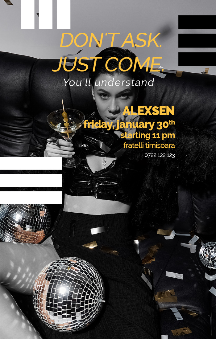 DON’T ASK. JUST COME.